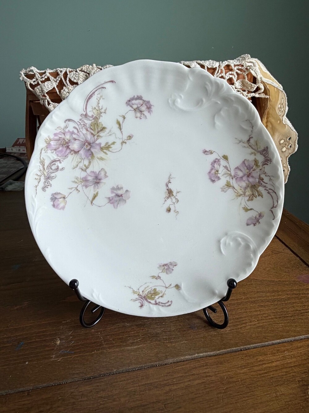 #14 vintage Limoges porcelain decorative plate
